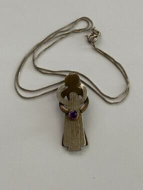 Josepha Weiss "Embrace" Pendant Sterling silver Necklace